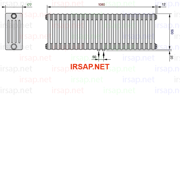 Радиатор IRSAP Tesi 50500/24 T50 CL 01